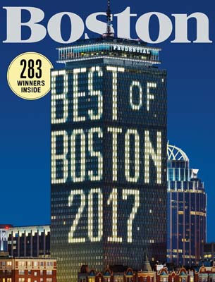 Boston Magazine July, 2017 Cover